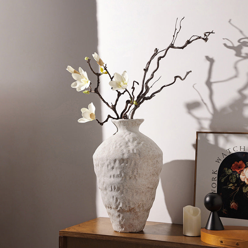 Ceramic Vase — White, Organic Form