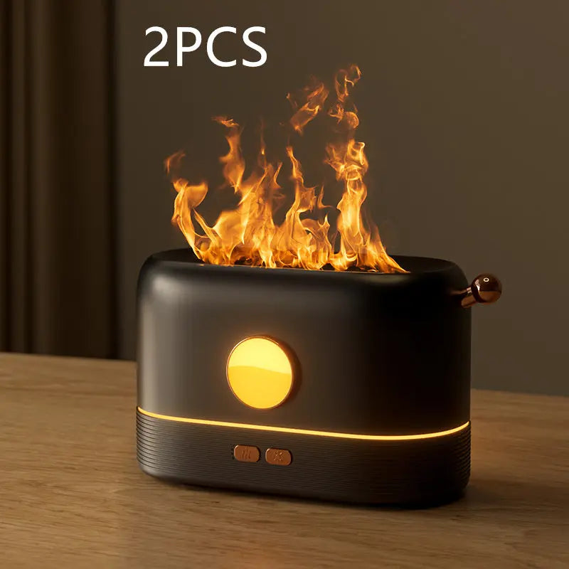 Simulation Flame Usb Humidifier Home Desktop Fragrance Diffuser - Unique Unique Unique Simulation Flame Usb Humidifier Home Desktop Fragrance Diffuser
