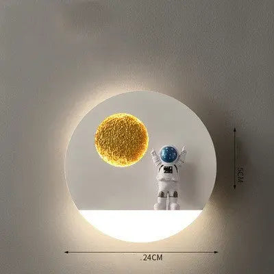 Bedroom Bedside Astronaut-shaped Shelf Wall Lamp - Unique Unique Unique Bedroom Bedside Astronaut-shaped Shelf Wall Lamp