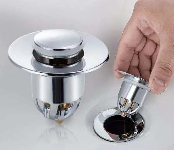 Plug Washbasin Drain Tube Bounce Core Stainless Steel Flip Cover - Unique Unique Unique Plug Washbasin Drain Tube Bounce Core Stainless Steel Flip Cover