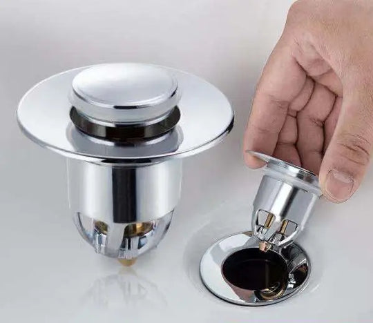 Plug Washbasin Drain Tube Bounce Core Stainless Steel Flip Cover - Unique Unique Unique Plug Washbasin Drain Tube Bounce Core Stainless Steel Flip Cover