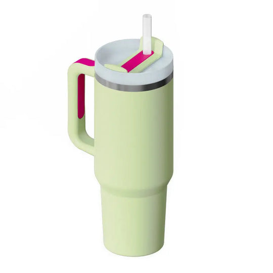 40 Oz Tumbler With Handle Straw Insulated, Stainless Steel Spill Proof Vacuum Coffee Cup Tumbler With Lid Tapered Mug Gifts For Valentine Lover Suitable For Car Gym Office Travel - Unique Unique Unique 40 Oz Tumbler With Handle Straw Insulated, Stainless Steel Spill Proof Vacuum Coffee Cup Tumbler With Lid Tapered Mug Gifts For Valentine Lover Suitable For Car Gym Office Travel