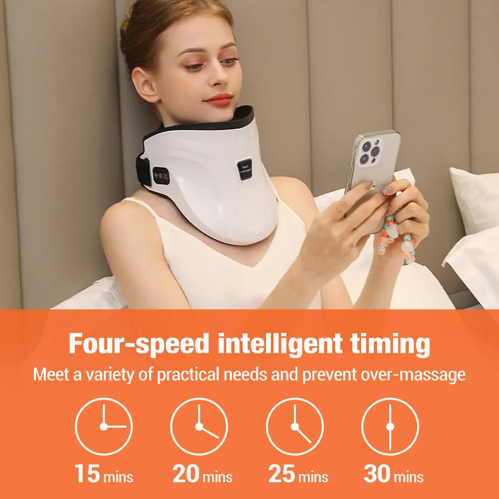 Electric Hot Compress Neck Fixed Traction Air Pressure Kneading Massage Instrument - Unique Unique Unique Electric Hot Compress Neck Fixed Traction Air Pressure Kneading Massage Instrument