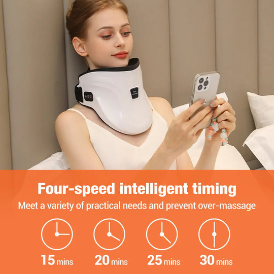Electric Hot Compress Neck Fixed Traction Air Pressure Kneading Massage Instrument - Unique Unique Unique Electric Hot Compress Neck Fixed Traction Air Pressure Kneading Massage Instrument