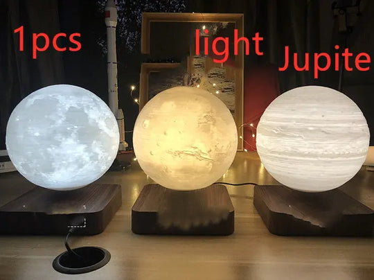 Magnetic Levitation Table Lamp Moon Light 3D Printing Planet Night Light - Unique Unique Unique Magnetic Levitation Table Lamp Moon Light 3D Printing Planet Night Light