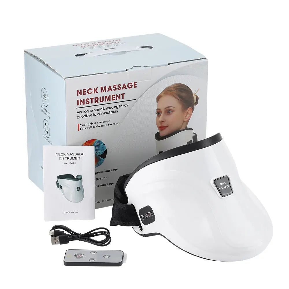 Electric Hot Compress Neck Fixed Traction Air Pressure Kneading Massage Instrument - Unique Unique Unique Electric Hot Compress Neck Fixed Traction Air Pressure Kneading Massage Instrument