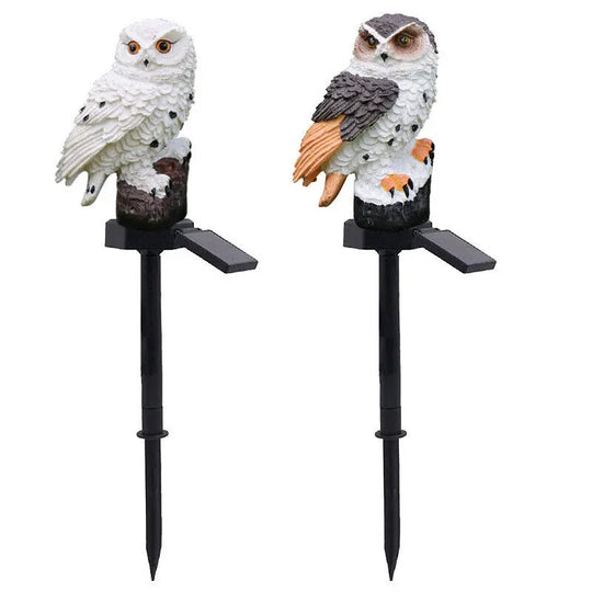Solar Power LED Owl Parrot Lawn Light Outdoor Waterproof Garden Landscape Lamp - Unique Unique Unique Solar Power LED Owl Parrot Lawn Light Outdoor Waterproof Garden Landscape Lamp