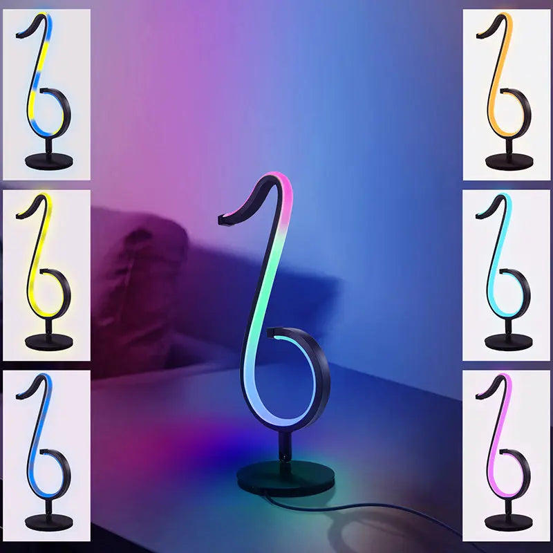 RGB Symphony Atmosphere Table Lamp Simple Night Light - Unique Unique Unique RGB Symphony Atmosphere Table Lamp Simple Night Light