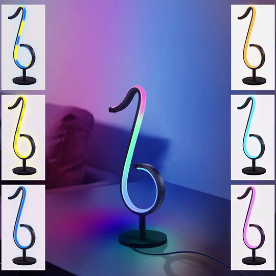 RGB Symphony Atmosphere Table Lamp Simple Night Light - Unique Unique Unique RGB Symphony Atmosphere Table Lamp Simple Night Light
