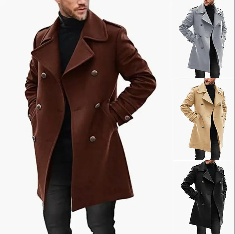 Woolen Men's Coat Autumn And Winter New Product Warm Padded Jacket - Unique Unique Unique Woolen Men's Coat Autumn And Winter New Product Warm Padded Jacket