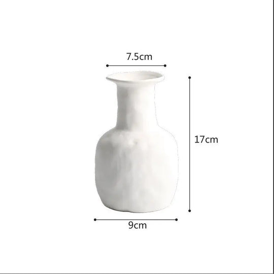 Scandinavian Style Simple Primitive Ceramics Vases Ornaments - Unique Unique Unique Scandinavian Style Simple Primitive Ceramics Vases Ornaments