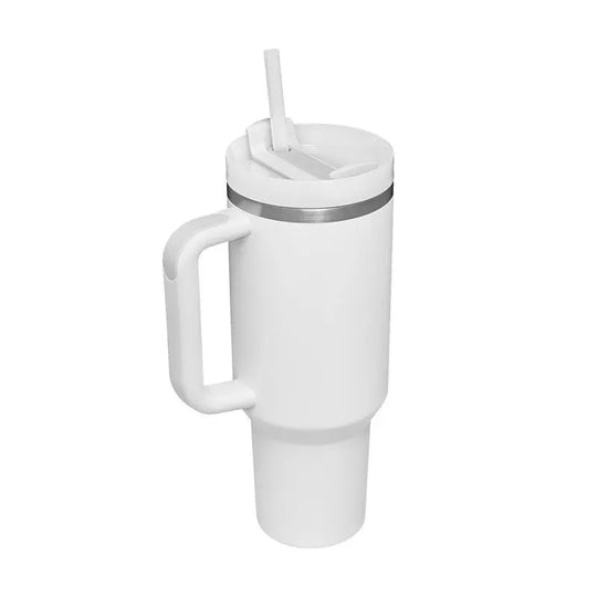 40 Oz Tumbler With Handle Straw Insulated, Stainless Steel Spill Proof Vacuum Coffee Cup Tumbler With Lid Tapered Mug Gifts For Valentine Lover Suitable For Car Gym Office Travel - Unique Unique Unique 40 Oz Tumbler With Handle Straw Insulated, Stainless Steel Spill Proof Vacuum Coffee Cup Tumbler With Lid Tapered Mug Gifts For Valentine Lover Suitable For Car Gym Office Travel