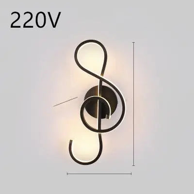 led wall lamp nordic minimalist bedroom bedside lamp Unique