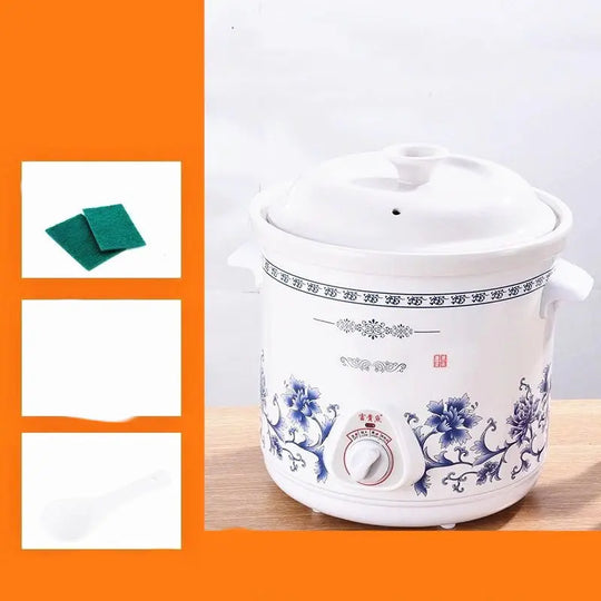 Home White Porcelain Automatic Electric Stew Pot - Unique Unique Unique Home White Porcelain Automatic Electric Stew Pot