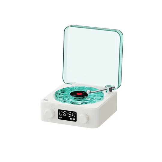 Retro Turntable Speaker Wireless Bluetooth-compatible 5.0 Vinyl Record Player Stereo Sound With White Noise RGB Projection Lamp Effect - Unique Unique Unique Retro Turntable Speaker Wireless Bluetooth-compatible 5.0 Vinyl Record Player Stereo Sound With White Noise RGB Projection Lamp Effect