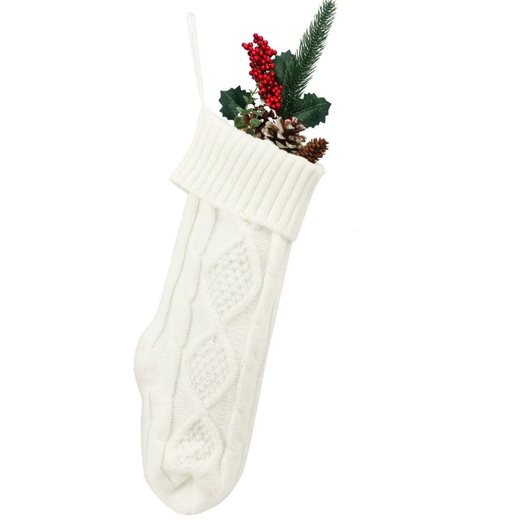Embroidered Knitted Christmas Socks Decorative Products - Unique Unique Unique Embroidered Knitted Christmas Socks Decorative Products