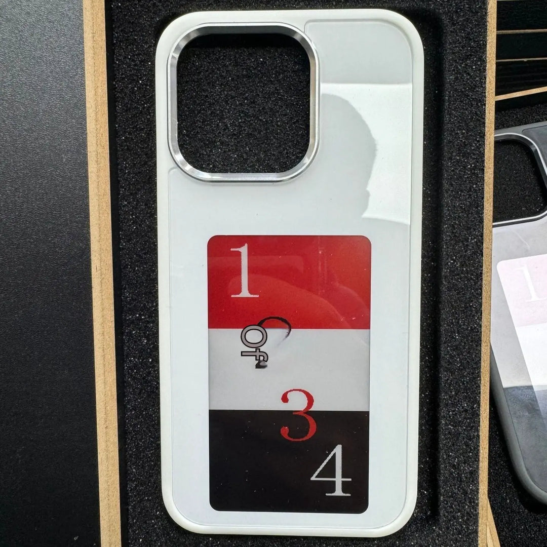 E-ink Screen Phone Case Unlimited Screen Projection Personalized Phone Cover Battery Free New Designer Luxury Phone Case - Unique Unique Unique E-ink Screen Phone Case Unlimited Screen Projection Personalized Phone Cover Battery Free New Designer Luxury Phone Case