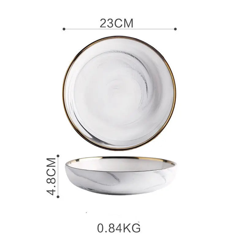Marble Tableware Bowls Plates Rice - Unique Unique Unique Marble Tableware Bowls Plates Rice