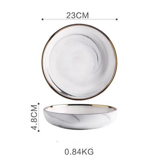 Marble Tableware Bowls Plates Rice - Unique Unique Unique Marble Tableware Bowls Plates Rice