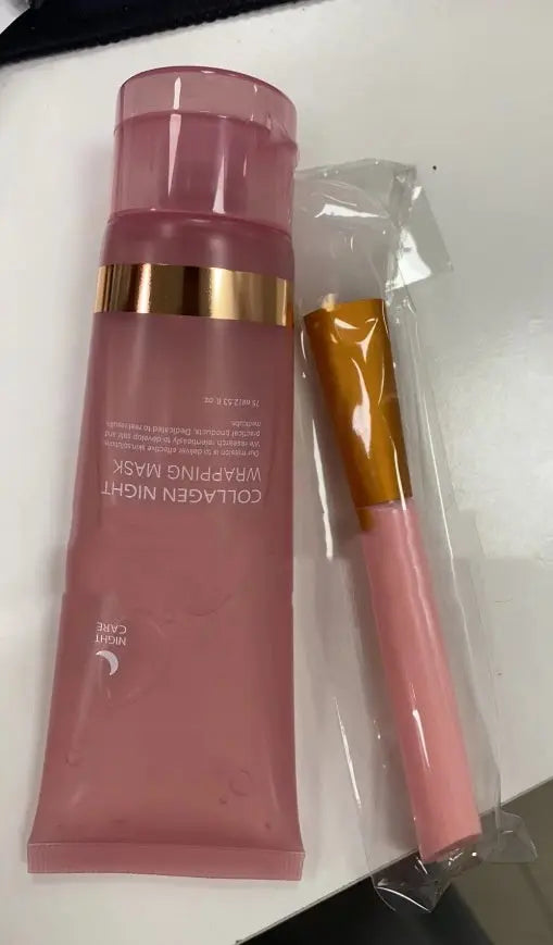 Face Night Mask Collagen Wrapping Mask Natural Ingredients Firming Elasticity & Hydration Anti-wrinkle For Skin Care - Unique Unique Unique Face Night Mask Collagen Wrapping Mask Natural Ingredients Firming Elasticity & Hydration Anti-wrinkle For Skin Care