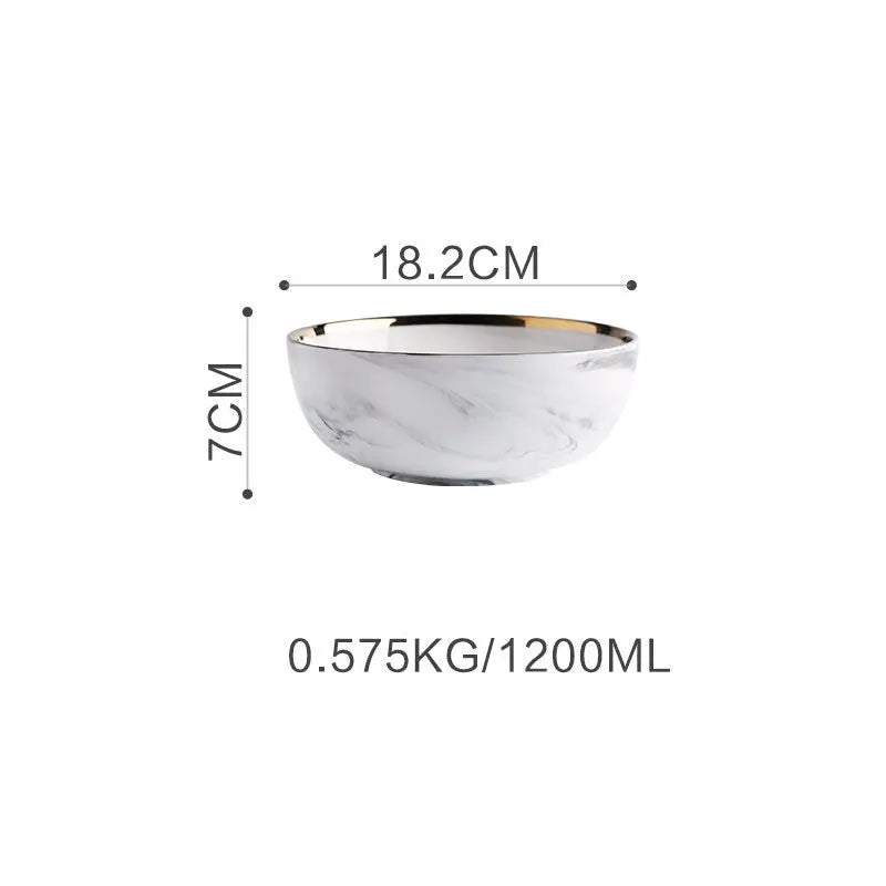Marble Tableware Bowls Plates Rice - Unique Unique Unique Marble Tableware Bowls Plates Rice