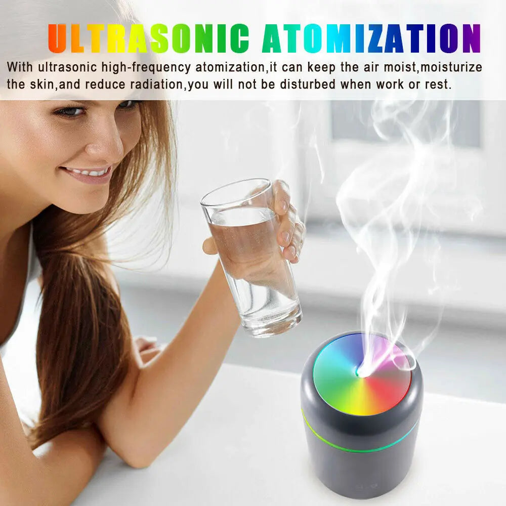 Aroma Essential Oil Diffuser Grain Ultrasonic Air LED Aromatherapy Humidifier - Unique Unique Unique Aroma Essential Oil Diffuser Grain Ultrasonic Air LED Aromatherapy Humidifier