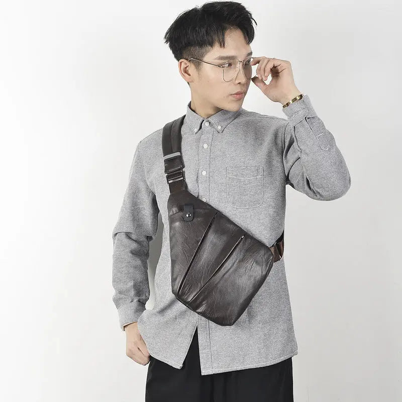 New Men's Chest Trendy Personal Anti-theft Messenger One Shoulder Sports Casual Bag - Unique Unique Unique New Men's Chest Trendy Personal Anti-theft Messenger One Shoulder Sports Casual Bag