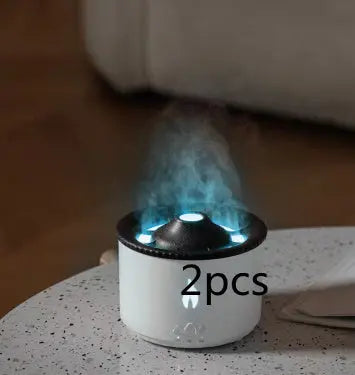 New Creative Ultrasonic Essential Oil Humidifier Volcano Aromatherapy Machine Spray Jellyfish Air Flame Humidifier Diffuser - Unique Unique Unique New Creative Ultrasonic Essential Oil Humidifier Volcano Aromatherapy Machine Spray Jellyfish Air Flame Humidifier Diffuser