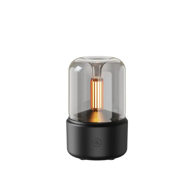 Atmosphere Light Humidifier Candlelight Aroma Diffuser Portable 120ml Electric USB Air Humidifier Cool Mist Maker Fogger 8-12 Hours With LED Night Light - Unique Unique Unique Atmosphere Light Humidifier Candlelight Aroma Diffuser Portable 120ml Electric USB Air Humidifier Cool Mist Maker Fogger 8-12 Hours With LED Night Light
