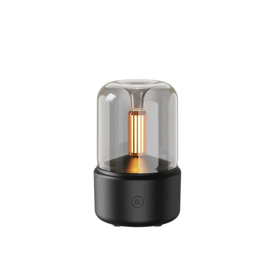 Atmosphere Light Humidifier Candlelight Aroma Diffuser Portable 120ml Electric USB Air Humidifier Cool Mist Maker Fogger 8-12 Hours With LED Night Light - Unique Unique Unique Atmosphere Light Humidifier Candlelight Aroma Diffuser Portable 120ml Electric USB Air Humidifier Cool Mist Maker Fogger 8-12 Hours With LED Night Light