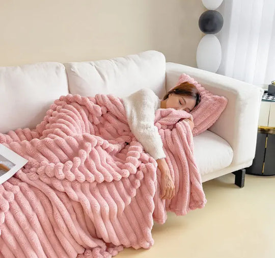 Soft Wind Bubble Velvet Blanket Warm Solid Rabbit Fur Blankets Double-sided Thickening Cover Throw Warm Fur Blanket - Unique Unique Unique Soft Wind Bubble Velvet Blanket Warm Solid Rabbit Fur Blankets Double-sided Thickening Cover Throw Warm Fur Blanket