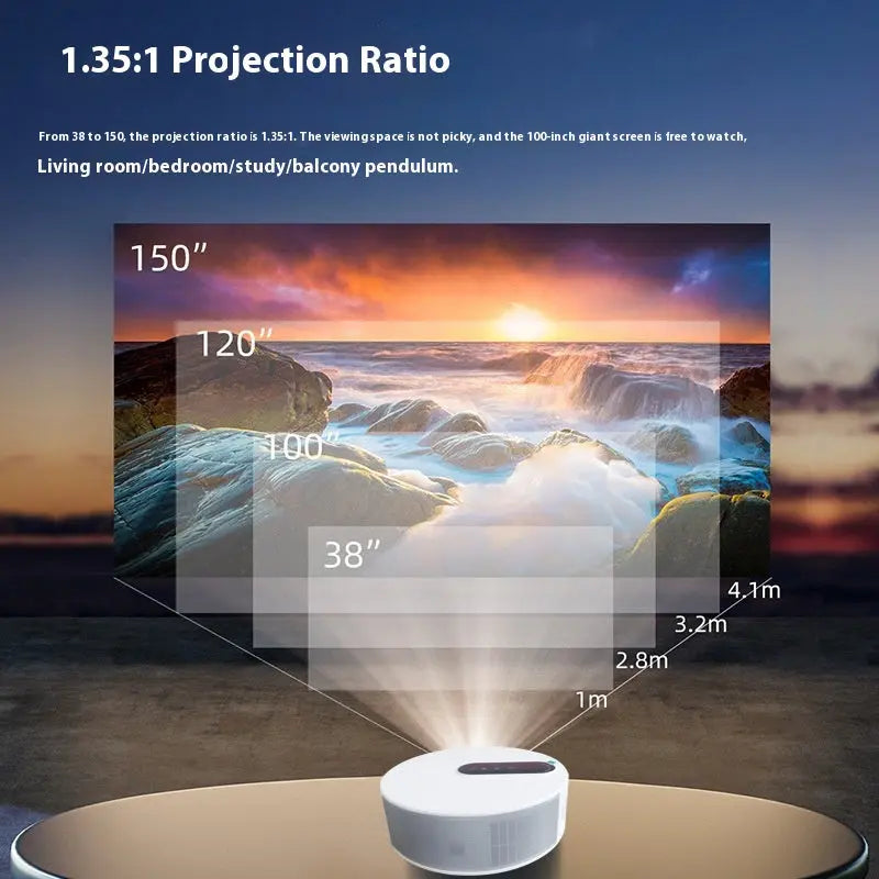 Projector HD Home Theater Smart Home Bedroom Unique