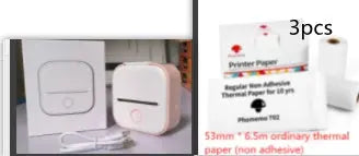 Portable Mini Thermal Label Printer Home Photo Printer Student Wrong Question Printer Bluetooth-compatible Mini Label Printer Price Tag Unique