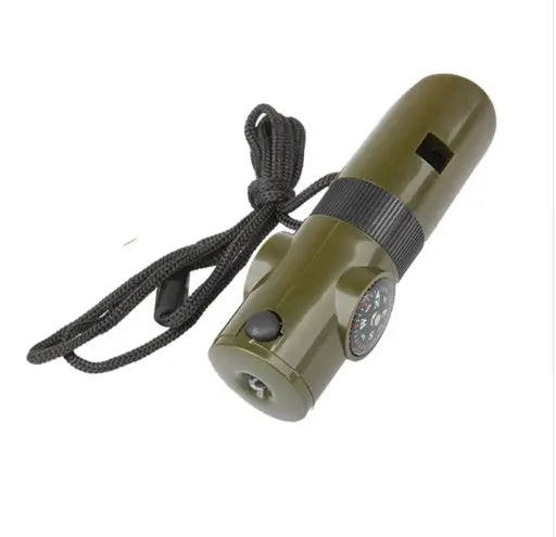 Off-the-shelf seven-in-one whistle multi-function compass survival whistle outdoor products - Unique Unique Unique Off-the-shelf seven-in-one whistle multi-function compass survival whistle outdoor products