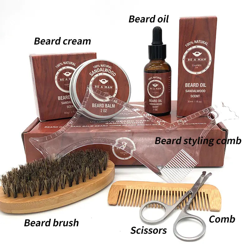 Beard care set Beard oil and beard cream Unique