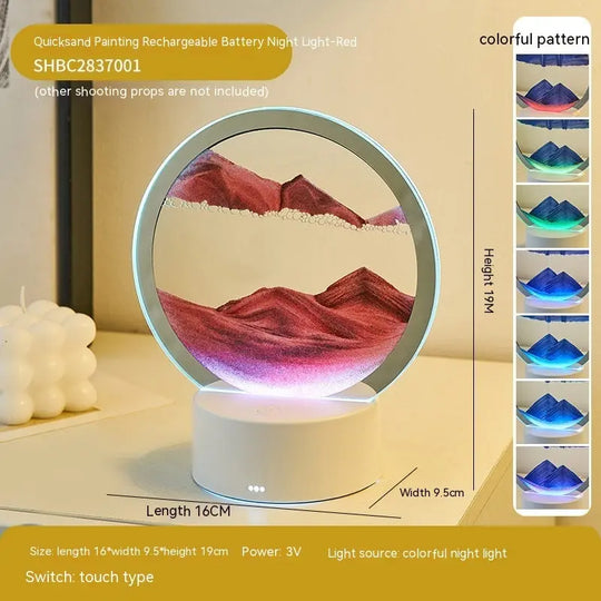 Creative Gift Quicksand Lamp Decorative Lamp - Unique Unique Unique Creative Gift Quicksand Lamp Decorative Lamp