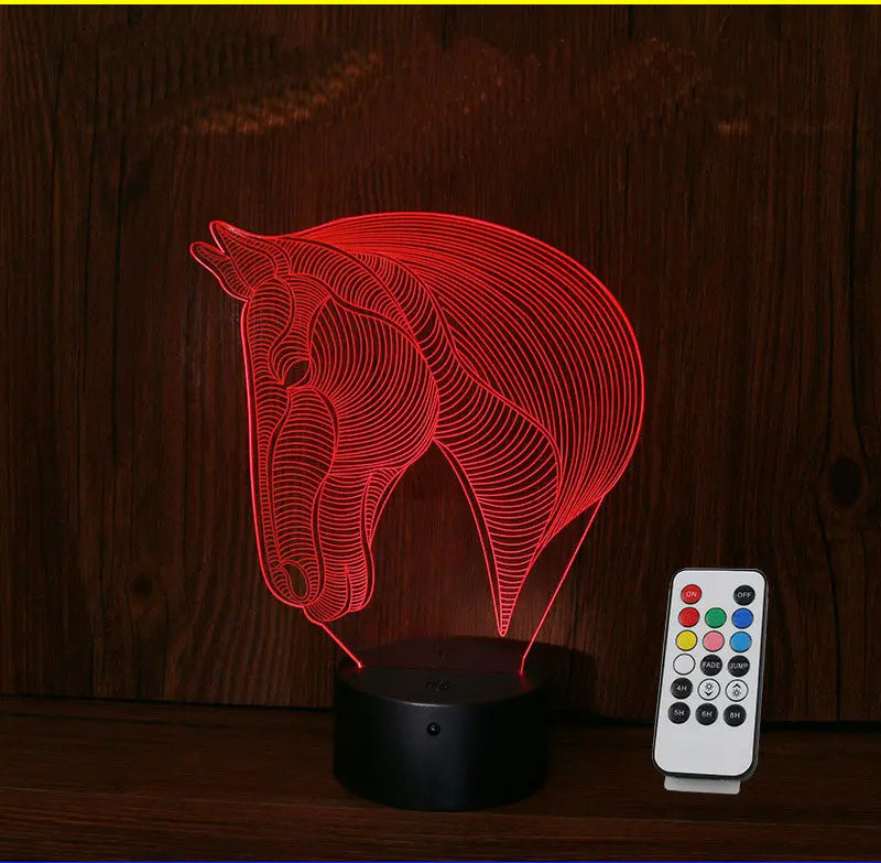 horse's head LED night lights - Unique Unique Unique horse's head LED night lights