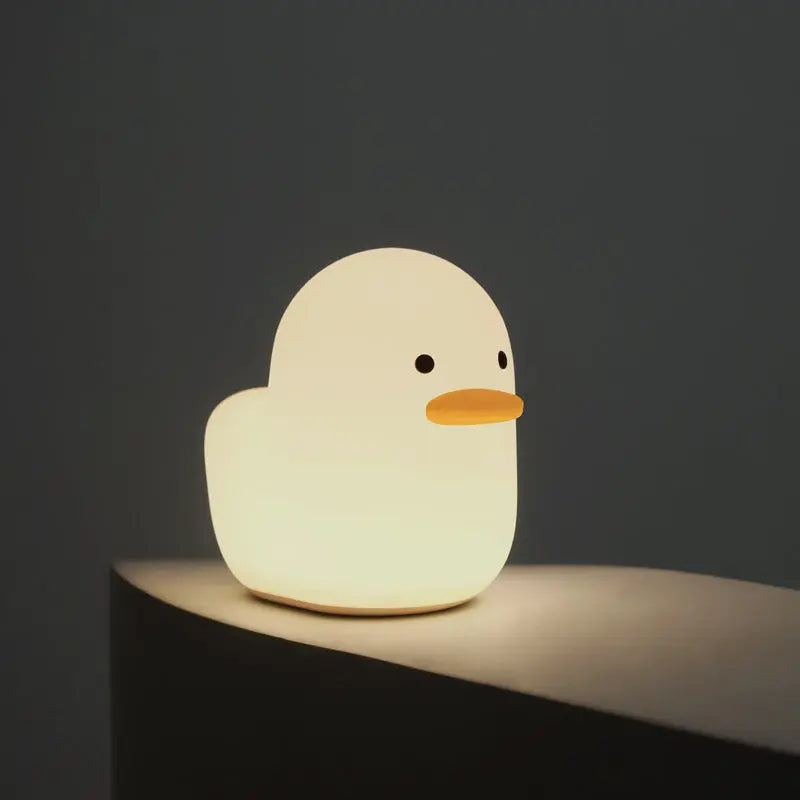 Nordic Cute Lovely Cartoon Dull Duck Led Night Light Silicone USB Charging NightLight Holiday Gifts Kids Room Bedside Bedroom - Unique Unique Unique Nordic Cute Lovely Cartoon Dull Duck Led Night Light Silicone USB Charging NightLight Holiday Gifts Kids Room Bedside Bedroom
