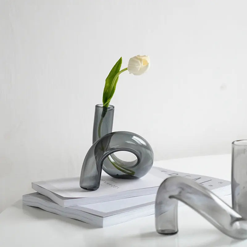 Transparent Flower Arrangers, Vases, Wind Glass Ornaments - Unique Unique Unique Transparent Flower Arrangers, Vases, Wind Glass Ornaments