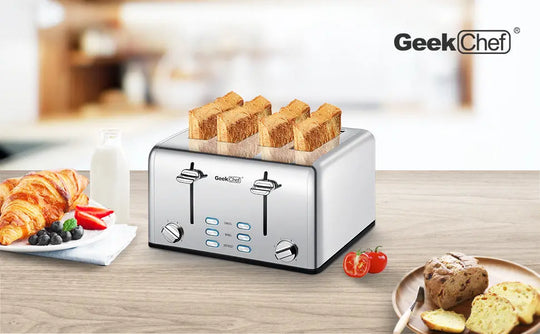 Prohibit Shelves In The Amazon. Toaster 4 Slice, Geek Chef Stainless Steel Extra-Wide Slot Toaster With Dual Control Panels Of Bagel,Defrost,Cancel Function,Ban Amazon - Unique Unique Unique Prohibit Shelves In The Amazon. Toaster 4 Slice, Geek Chef Stainless Steel Extra-Wide Slot Toaster With Dual Control Panels Of Bagel,Defrost,Cancel Function,Ban Amazon
