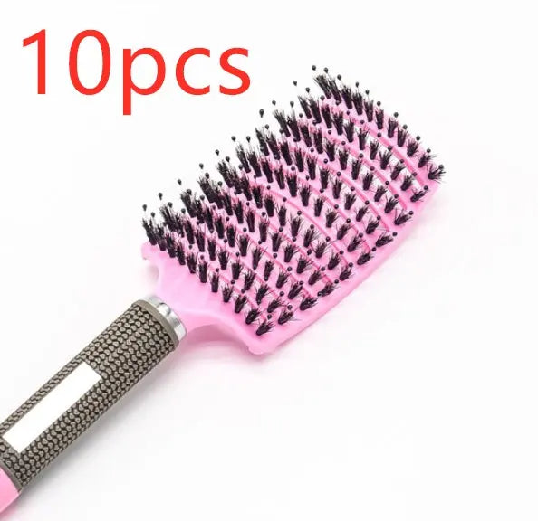 Hairbrush Anti Klit Brushy Haarborstel Women Detangler Hair Brush Bristle Nylon Scalp Massage  Teaser Hair Brush Comb Unique