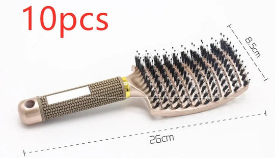 Hairbrush Anti Klit Brushy Haarborstel Women Detangler Hair Brush Bristle Nylon Scalp Massage  Teaser Hair Brush Comb Unique