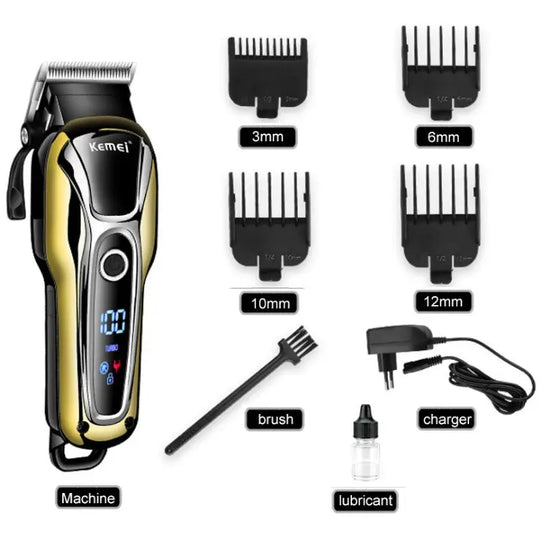 Professional Hair Clipper Rechargeable Electric Beard Trimmer - Unique Unique Unique Professional Hair Clipper Rechargeable Electric Beard Trimmer