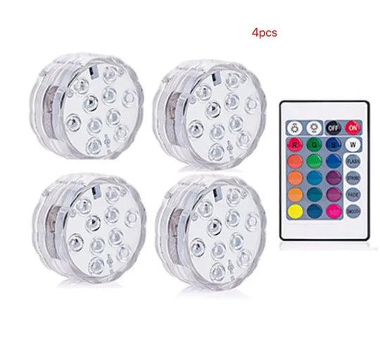 Light round candle lamp, LED for battery submersible lamp, waterproof candle lamp, decorative electronic candle lamp - Unique Unique Unique Light round candle lamp, LED for battery submersible lamp, waterproof candle lamp, decorative electronic candle lamp