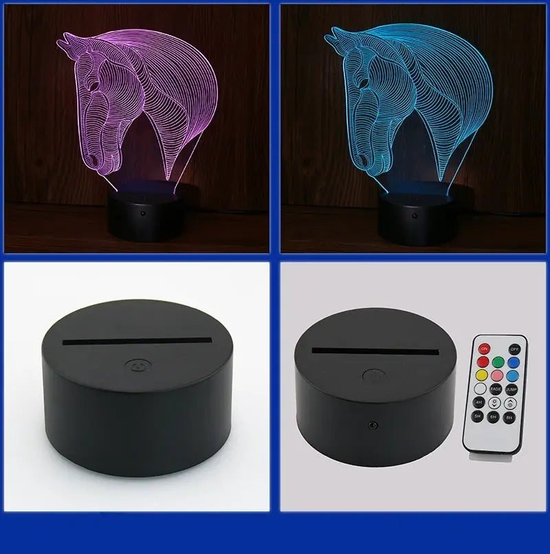 horse's head LED night lights - Unique Unique Unique horse's head LED night lights