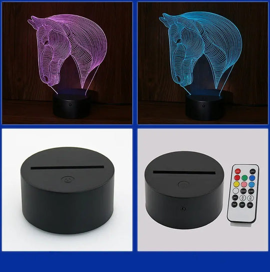 horse's head LED night lights - Unique Unique Unique horse's head LED night lights