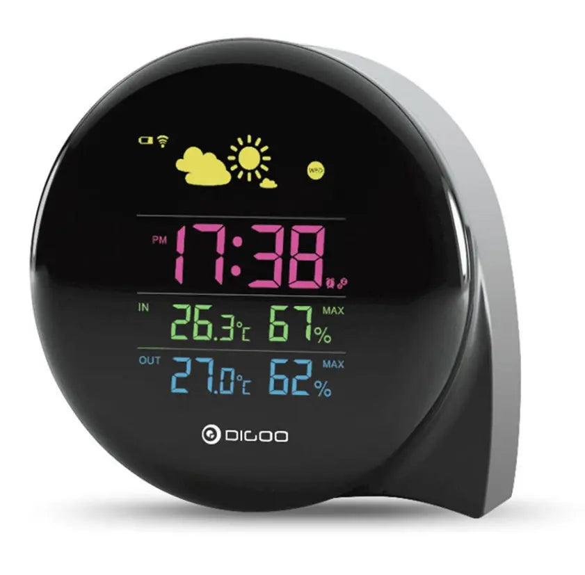 Weather clock small Q comma weather forecast clock weather forecast clock smart clock - Unique Unique Unique Weather clock small Q comma weather forecast clock weather forecast clock smart clock