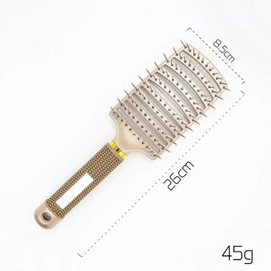 Hairbrush Anti Klit Brushy Haarborstel Women Detangler Hair Brush Bristle Nylon Scalp Massage  Teaser Hair Brush Comb Unique