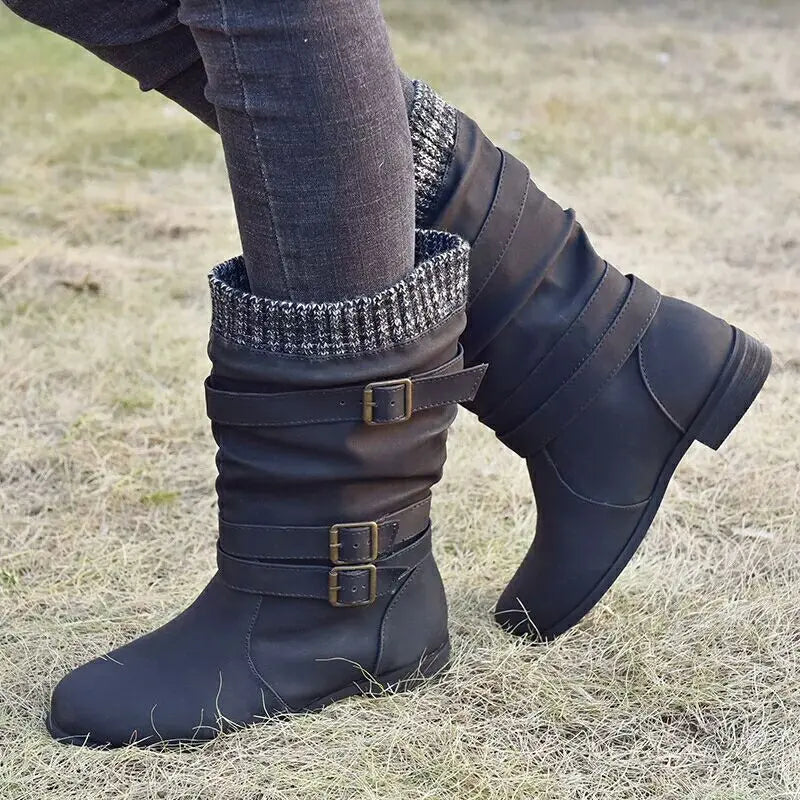 Winter new products low heel 40-43 women's boots - Unique Unique Unique Winter new products low heel 40-43 women's boots