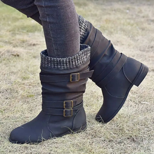 Winter new products low heel 40-43 women's boots - Unique Unique Unique Winter new products low heel 40-43 women's boots